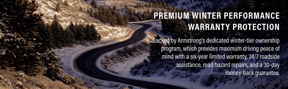 Armstrong SKI‑Trac PC tires Premium Winter Performance Warranty Protection