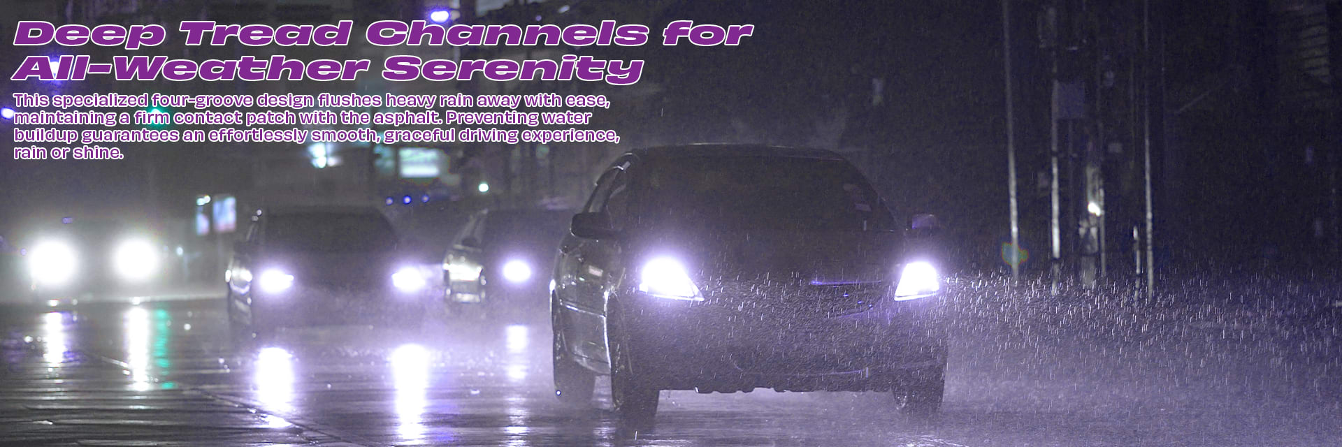 Nexen N5000 Platinum tires Deep Tread Channels for All-Weather Serenity
