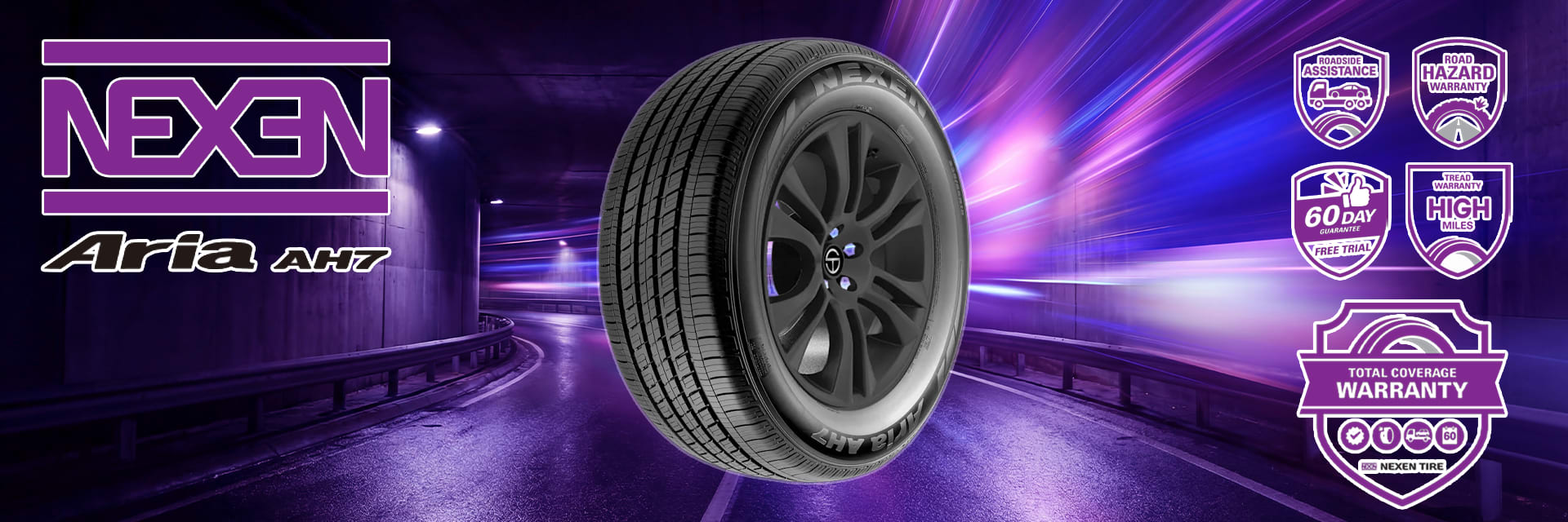 Nexen Aria AH7 tires footer