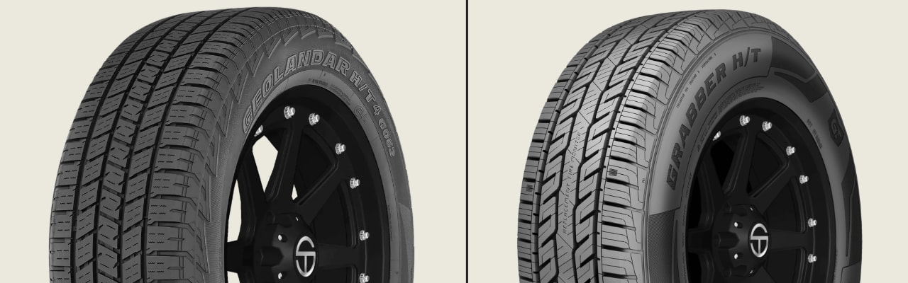 Yokohama Geolandar H/T4 vs General Grabber H/T tires side-by-side