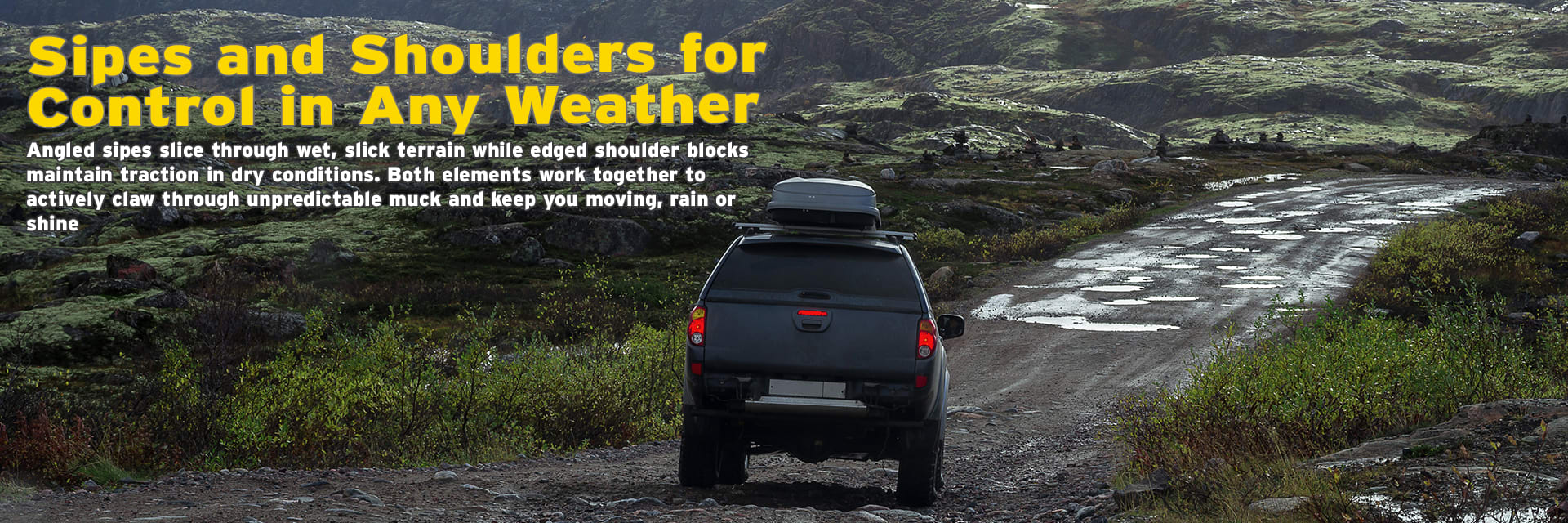 Westlake SL369 tires Sipes and shoulders for control in any weather