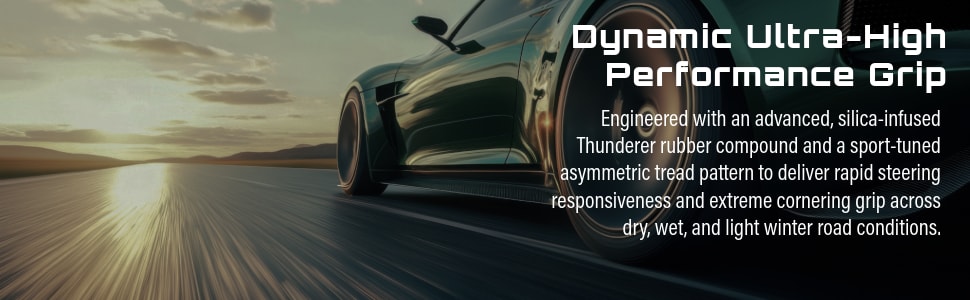 Thunderer Mach V tires Dynamic Ultra-High Performance Grip