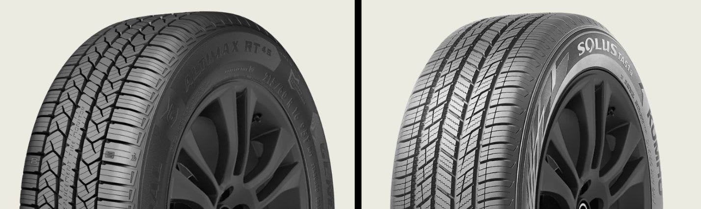 General Altimax RT45 vs Kumho Solus TA51a tires