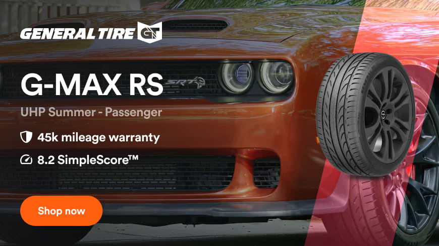 Buy General G-MAX RS tires