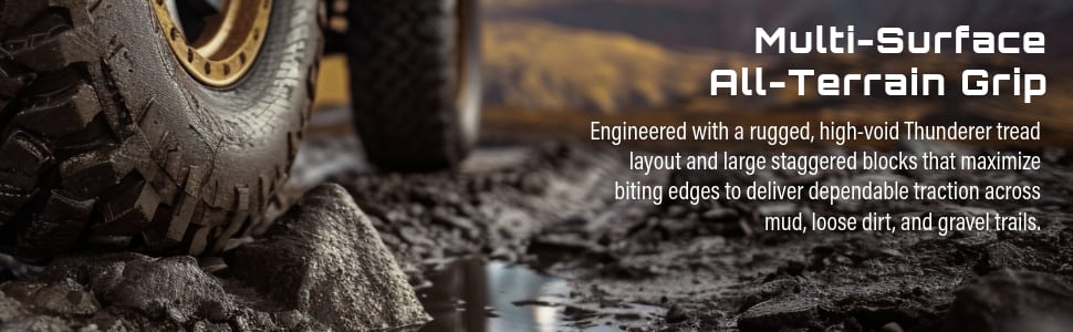 Thunderer Ranger A/T R404 tires Multi-Surface All-Terrain Grip