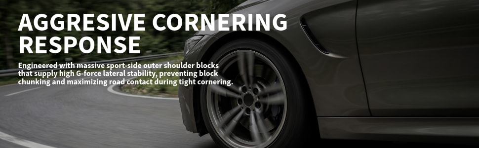 Falken Azenis RT-615K+ tires Aggressive Cornering Response