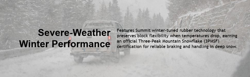 Summit Trail Climber RT tires Severe-Weather Winter Performance