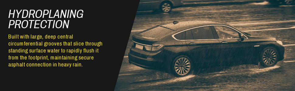 Dunlop Blue Response A/S tires Hydroplaning Protection