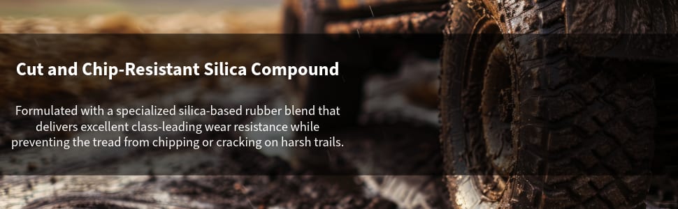 Radar Renegade A/T Pro tires Cut and Chip-resistant Silica Compound