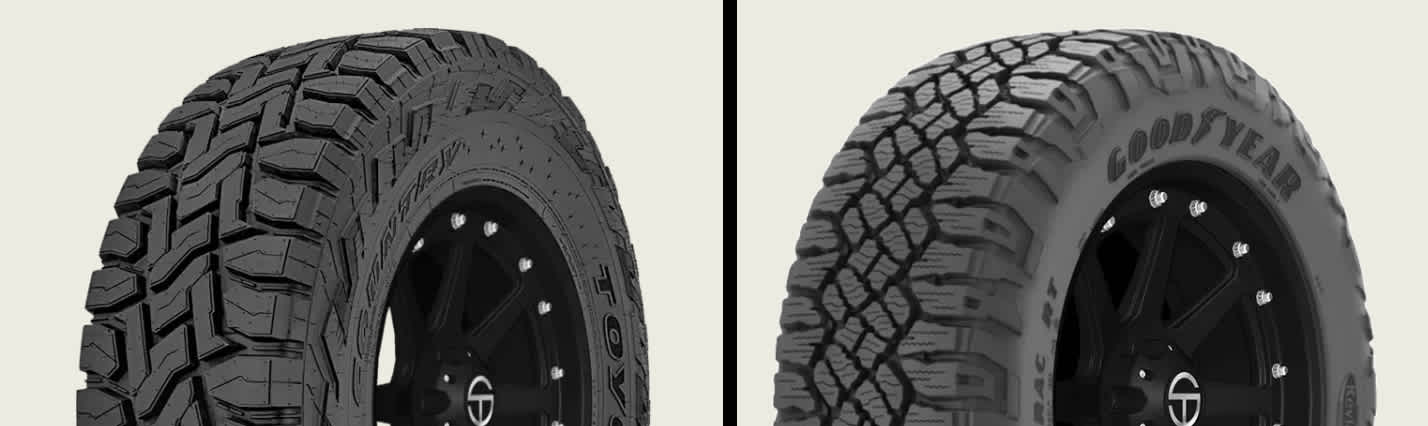 Toyo RT vs Goodyear DuraTrac RT: Rugged-Terrain Tire Comparison