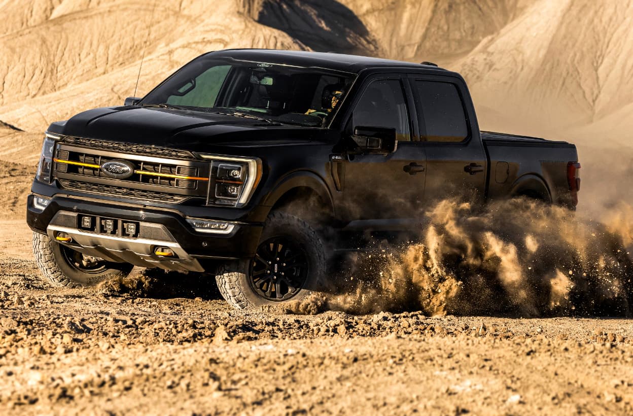 Pirelli Scorpion XTM AT tires on a Ford pickup truck