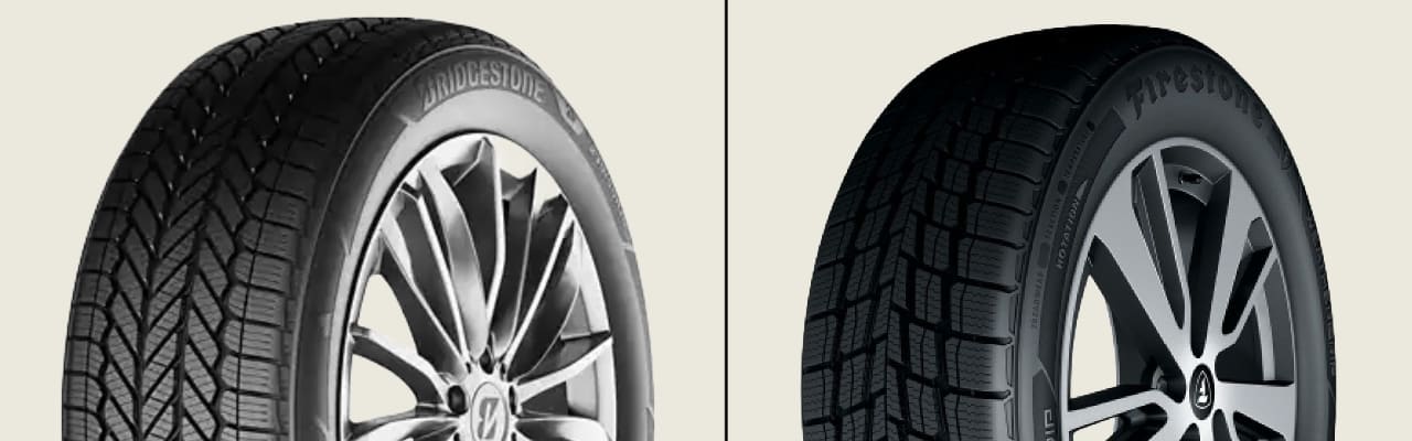 Bridgestone Weatherpeak vs Firestone Weathergrip Tires