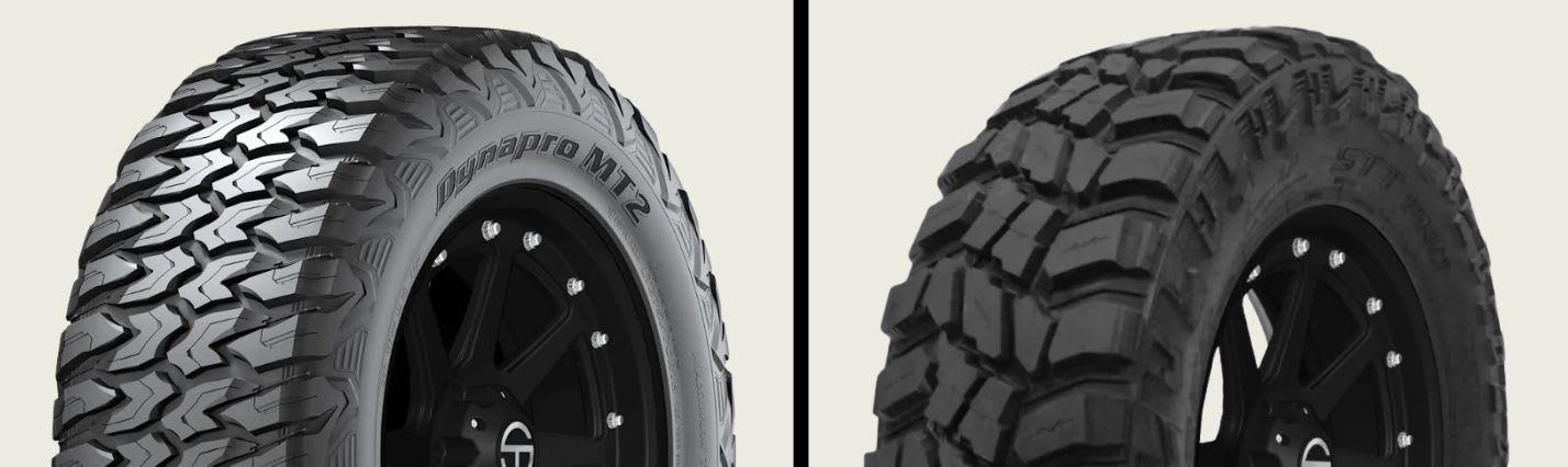 Hankook Dynapro MT2 RT05 vs Cooper Discoverer STT Pro tires