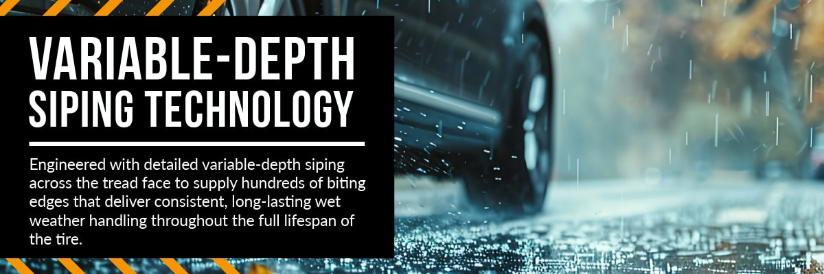 Milestar Weatherguard AS710 Sport tires Variable-Depth Siping Technology