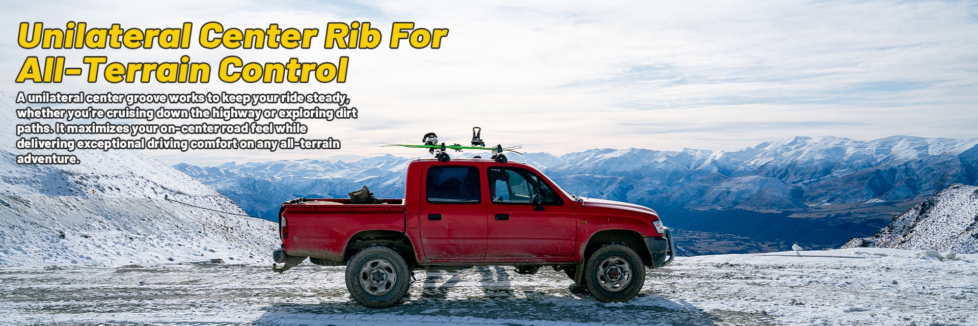 Lionhart LH-TEN tires Unilateral Center Rib for All-Terrain Control
