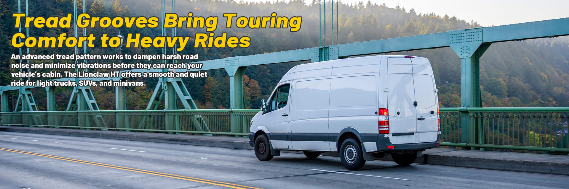 Lionhart Lionclaw HT tires Tread Grooves Bring Touring Comfort to Heavy Rides