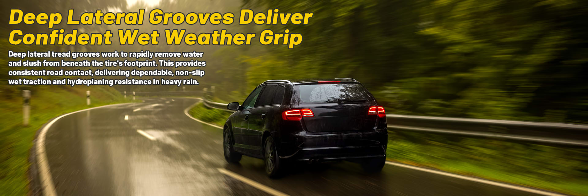 Lionhart Lionclaw HT tires Deep Lateral Grooves Deliver Confident Wet Weather Grip