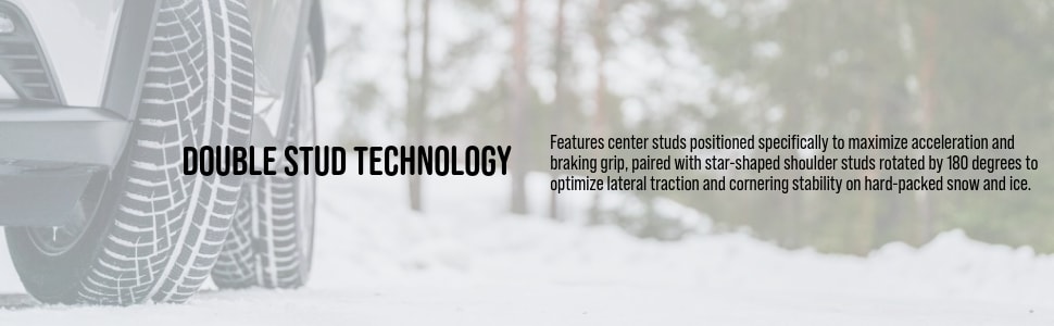 Nokian Hakkapeliitta 10 tires Double Stud Technology