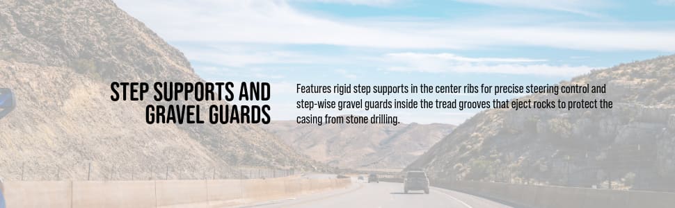 Nokian One H/T tires Step Supports and Gravel Guards