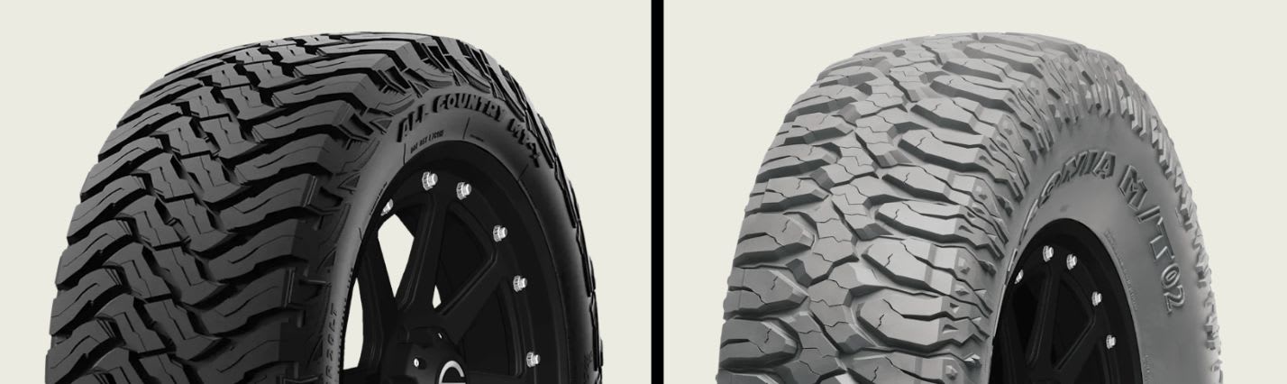 Ironman All Country M/T-X vs Milestar Patagonia M/T-02 tires side-by-side