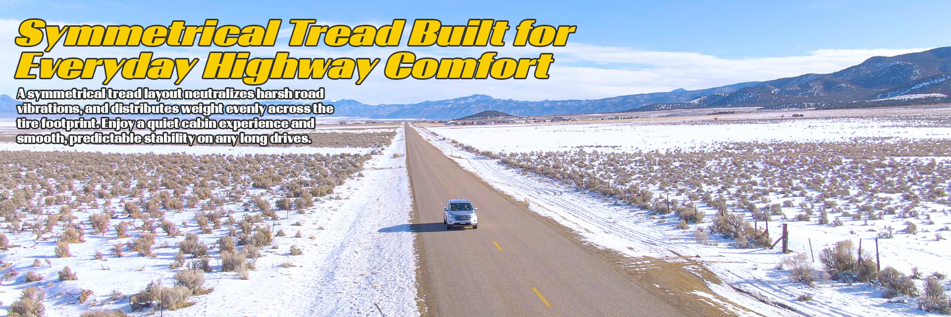 Goodyear Wrangler SR-A tires Symmetrical Tread Built for Everyday Highway Comfort