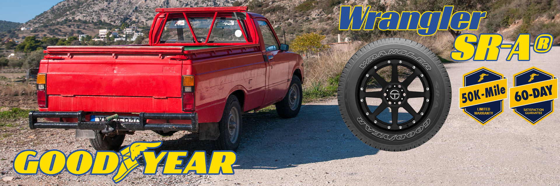 Goodyear Wrangler SR-A tires footer