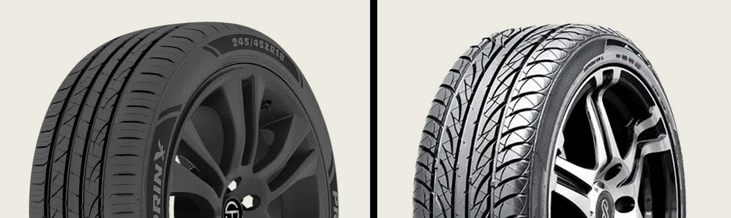 Prinx HiRACE HZ2 A/S vs Summit Ultramax HP A/S tires