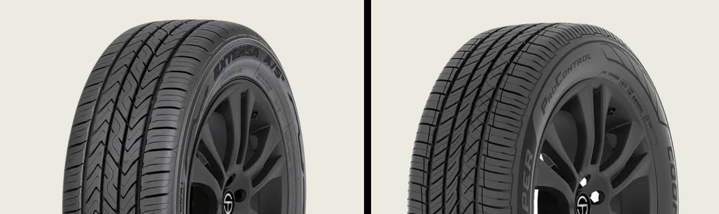Toyo Extensa A/S II vs Cooper ProControl tires