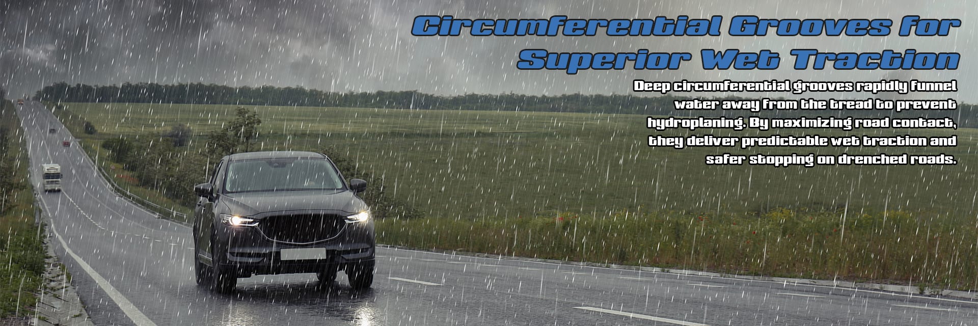 Sailun Atrezzo SH408 tires Circumferential Grooves for Superior Wet Traction