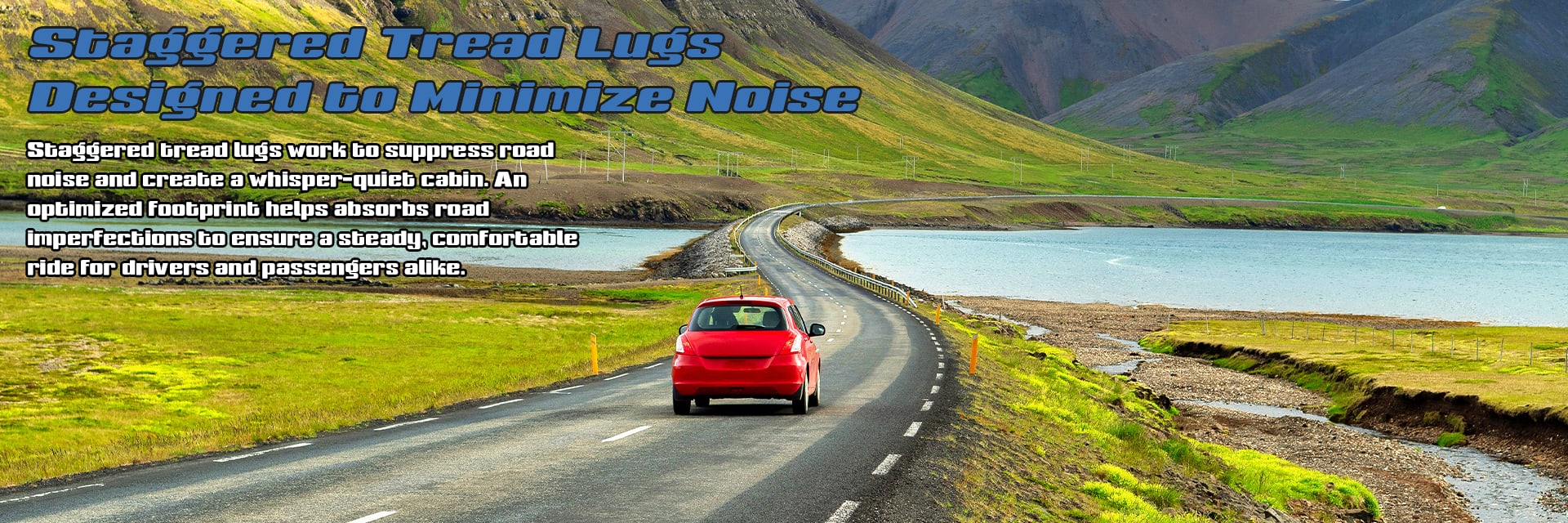 Sailun Atrezzo SH408 tires Staggered Tread Lugs Designed to Minimize Noise