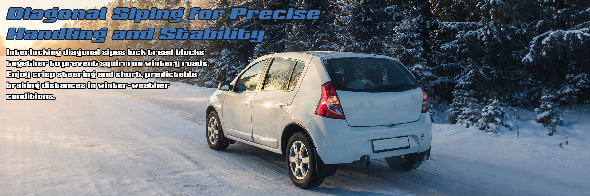 Sailun Ice Blazer WSTX tires Diagonal Siping for Precise Handling and Stability