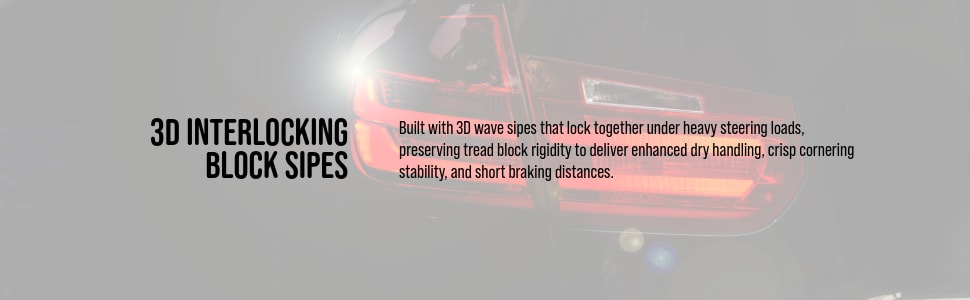 Nokian Surpass AS01 tires 3D Interlocking block sipes