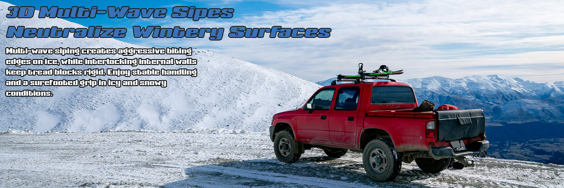 Sailun Terramax R/T tires 3D Multi-Wave Sipes Neutralize Wintery Surfaces