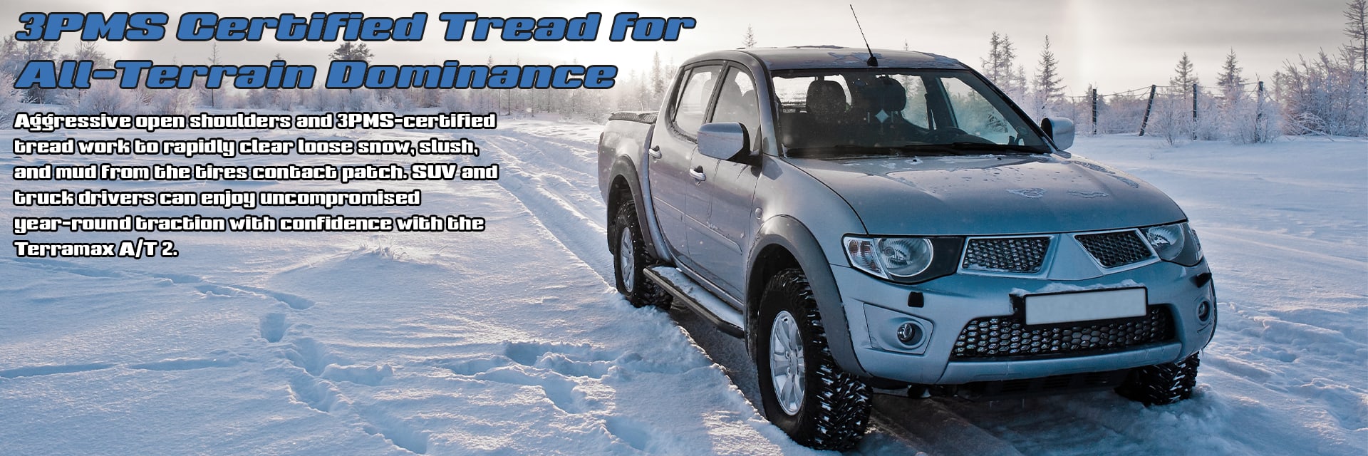 Sailun Terramax A/T 2 tires 3PMS Certified Tread for All-Terrain Dominance