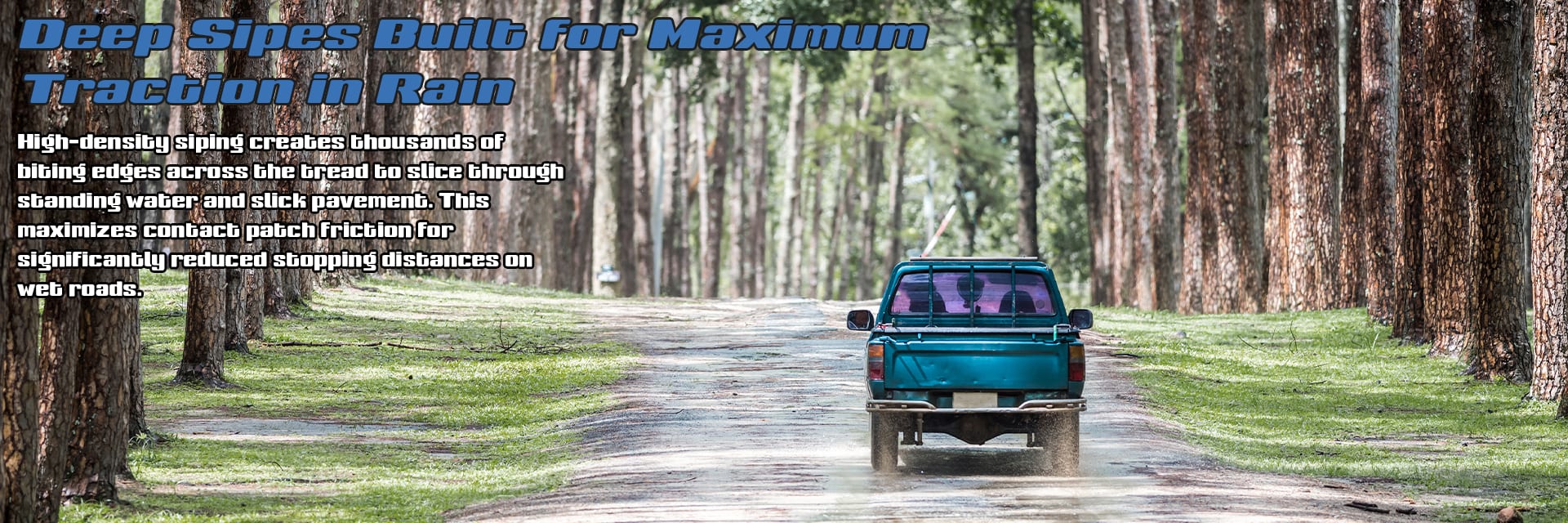 Sailun Terramax A/T 2 tires Deep Sipes Built for Maximum Traction in Rain