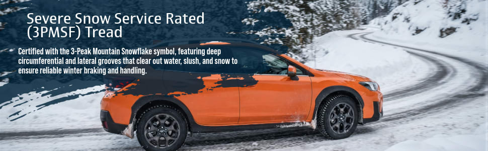 BFGoodrich Trail‑Terrain T/A Plus tires Severe Snow Service Rated (3PMSF) Tread
