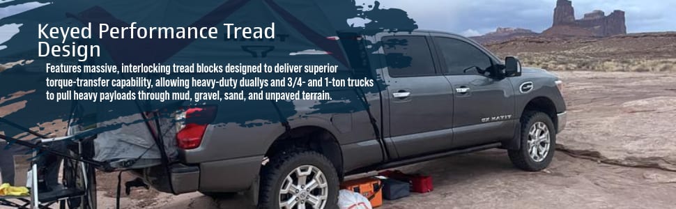 BFGoodrich HD‑Terrain T/A KT tires Keyed Performance Tread Design