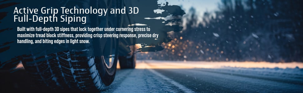 BFGoodrich Advantage Control tires Active Grip Technology and 3D Full-Depth Siping