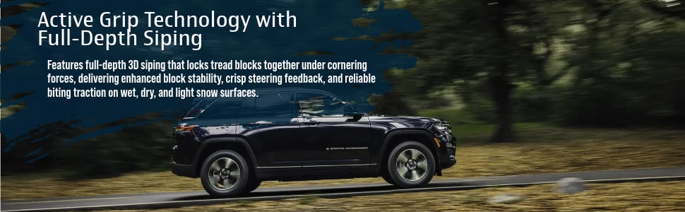 BFGoodrich Advantage Control HT tires Active Grip Technology and Full-Depth Siping