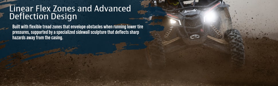 BFGoodrich Mud-Terrain T/A KM3 UTV tires Linear Flex Zones and Advanced Deflection Design