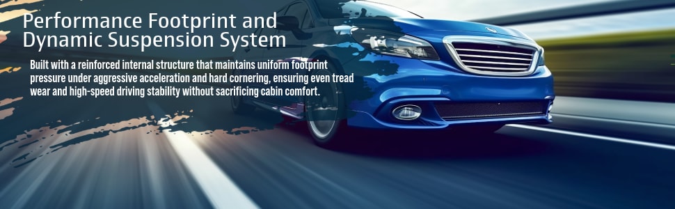BFGoodrich g-Force Phenom T/A tires Performance Footprint and Dynamic Suspension System