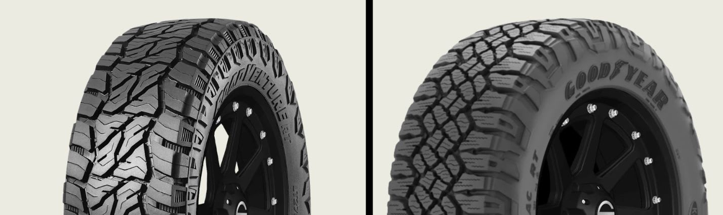 Kumho Road Venture RT51 vs Goodyear Wrangler DuraTrac RT tires