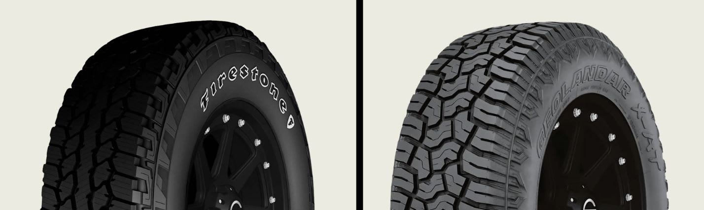 Firestone Destination A/T2 vs Yokohama Geolandar X-AT tires