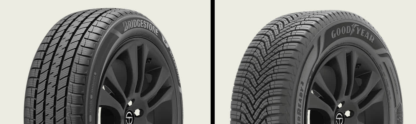 Bridgestone UltraWeather vs Goodyear Assurance WeatherReady 2 tires