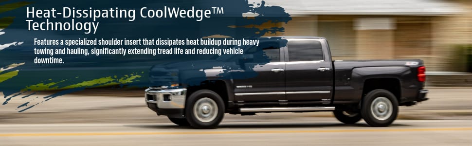 BFGoodrich HD Pro T/A tires Heat-Dissipating CoolWeddge Technology