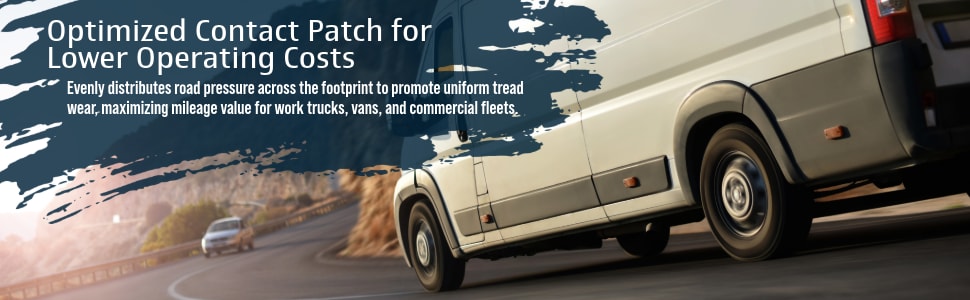 BFGoodrich HD Pro T/A tires Optimized Contact Patch for Lower Operating Costs