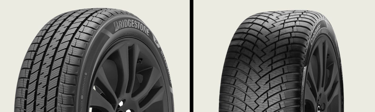 Bridgestone UltraWeather vs Pirelli Cinturato WeatherActive tires