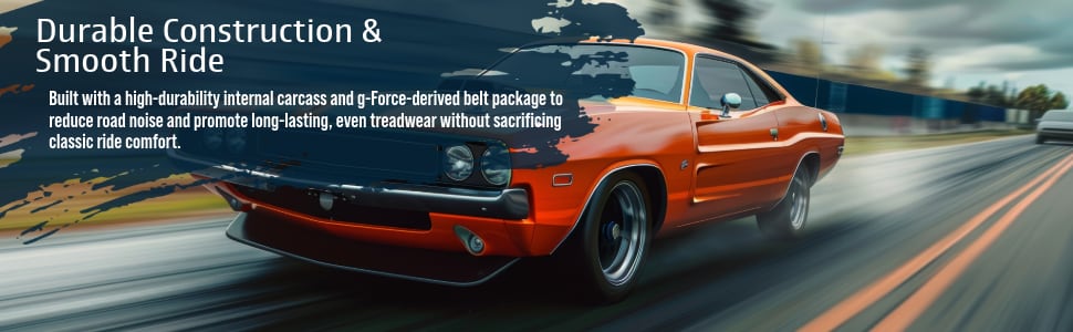 BFGoodrich Radial T/A tires Durable construction & smooth ride