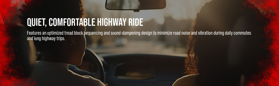 Uniroyal Laredo HT tires Quiet, comfortable highway ride