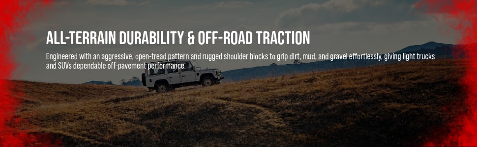 Uniroyal Laredo AT tires All-Terrain Durability & Off-Road Traction